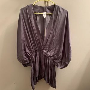 Vici Dolls grey short sleeve top